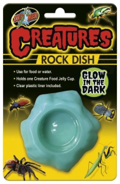 Creatures Rock Dish (Glow in the Dark food/water dish)